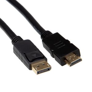 Displayport till HDMI kabel 5m svart