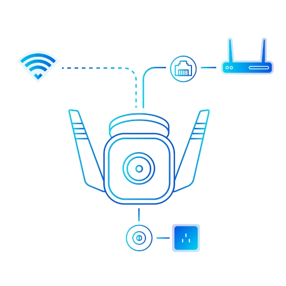 TP-Link Tapo C310 Övervakningskamera WiFi 1296p IP66 - Bild 4