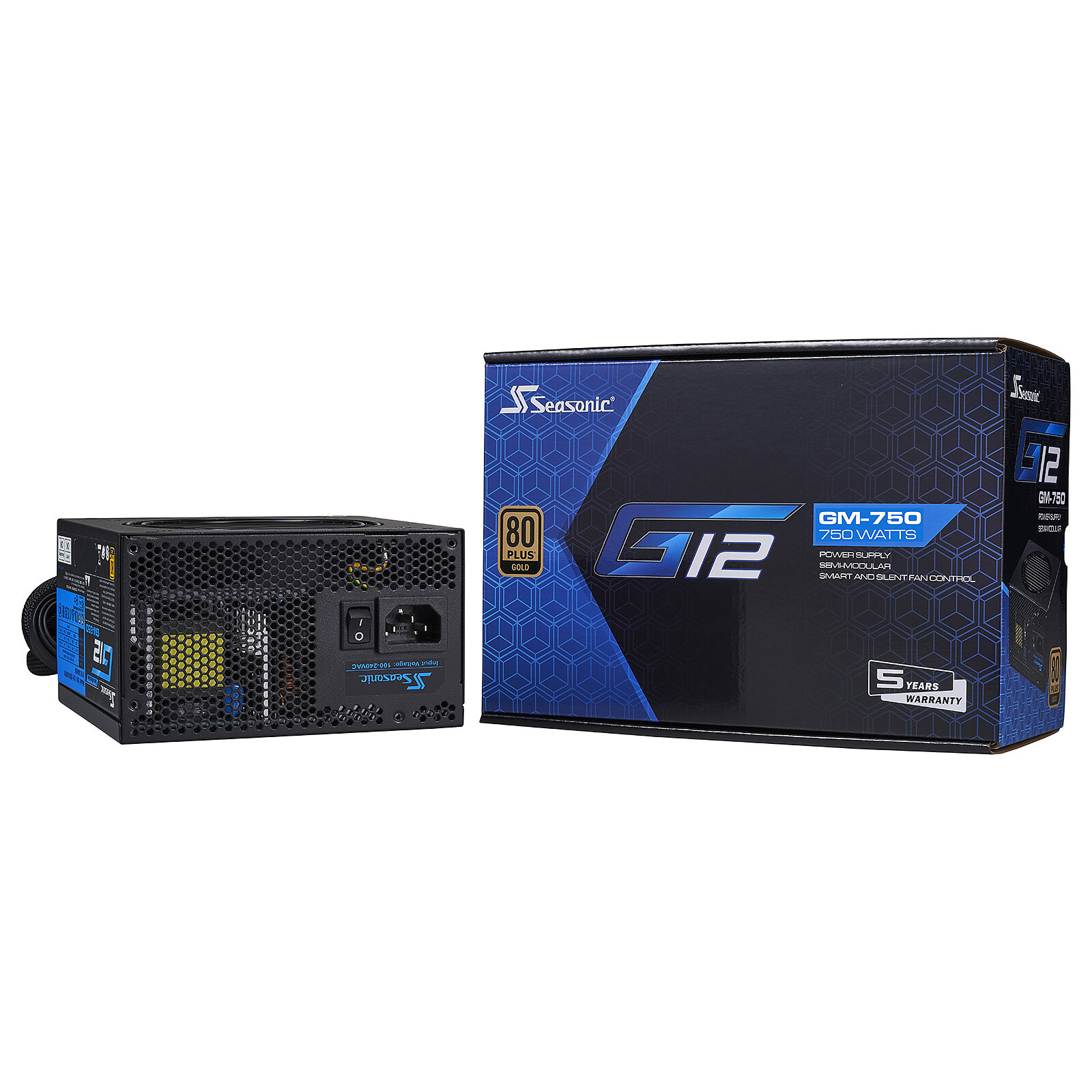 Seasonic Focus Gold GM 750W, Semi-modulärt