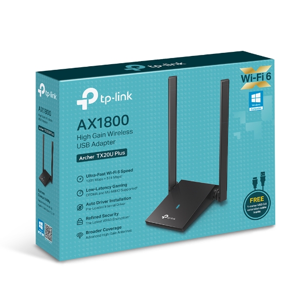 TP-Link TX20U PLUS, AC1800, Wi-Fi 6, USB 3.0 - Bild 2